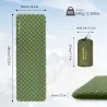 NATUREHIKE Ultralekki materac dmuchany do biwakowania i wędrówek z plecakiem